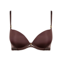 Sheer Emotion Moulded Plunge Bra
