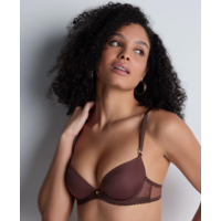 Sheer Emotion Moulded Plunge Bra