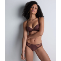 Sheer Emotion Moulded Plunge Bra