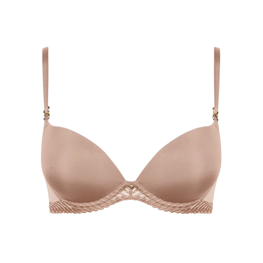 Sheer Emotion Moulded Plunge Bra