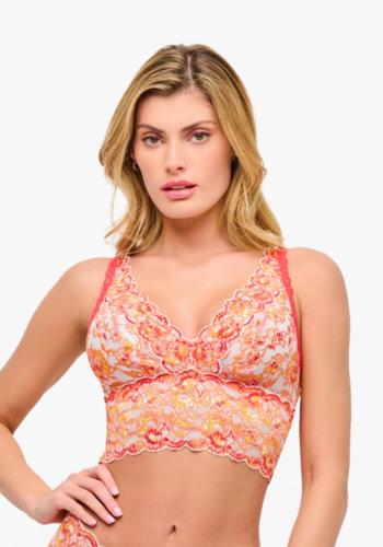 Never Say Never Ombre Plungie Longline Bralette 