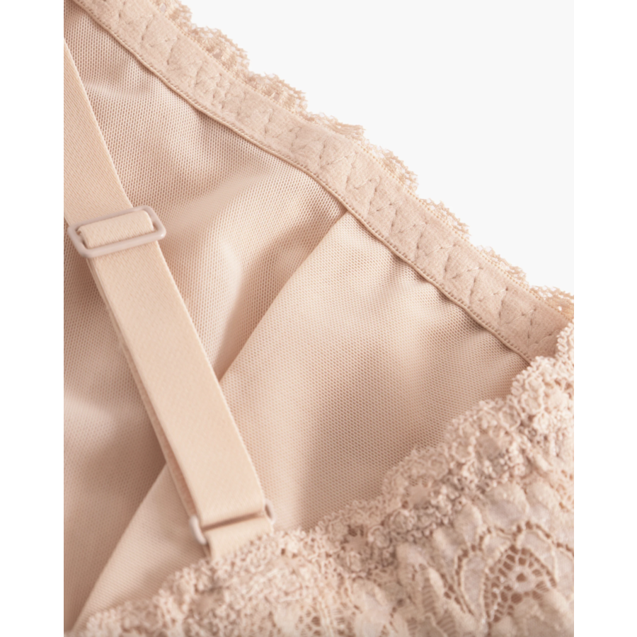 Never Say Never Curvy Plungie Longline Bralette