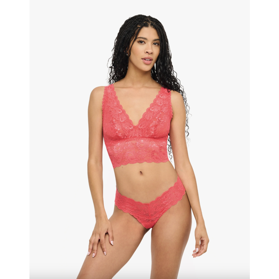 Never Say Never Plungie Longline Bralette