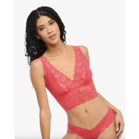 Never Say Never Plungie Longline Bralette