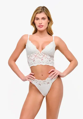 Romanza Cotton Longline Bralette 