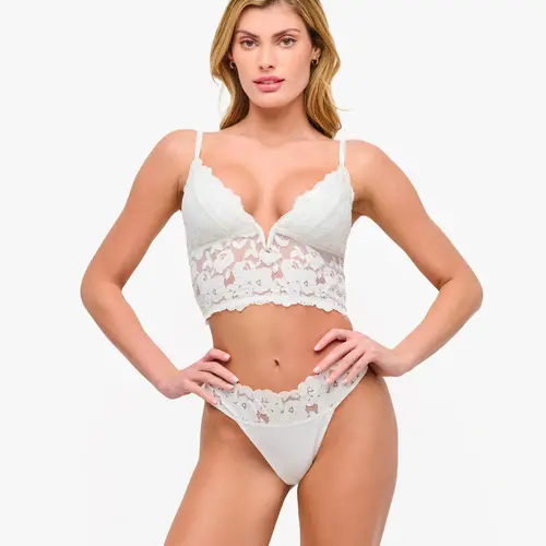 Romanza Cotton Longline Bralette 