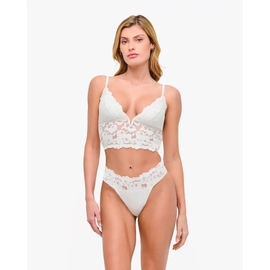 Romanza Cotton Longline Bralette