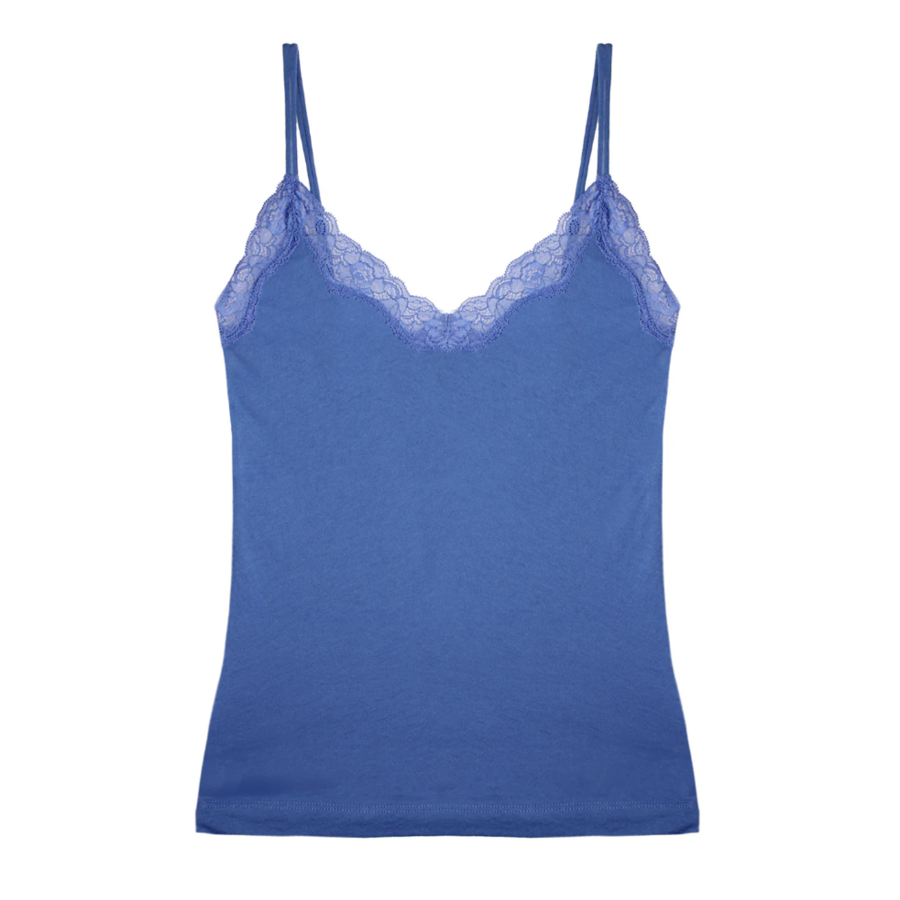 Organic Cotton Lace Cami