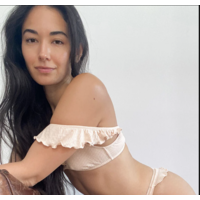 Feather Weight Rib Butterfly Bralette