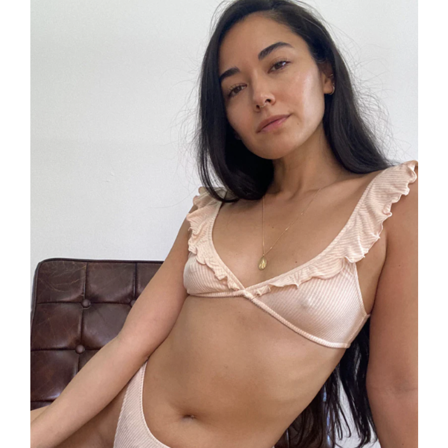 Feather Weight Rib Butterfly Bralette