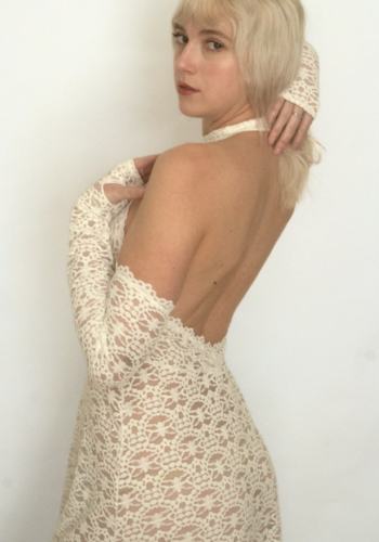Maddalena Lace Smoking Gloves 
