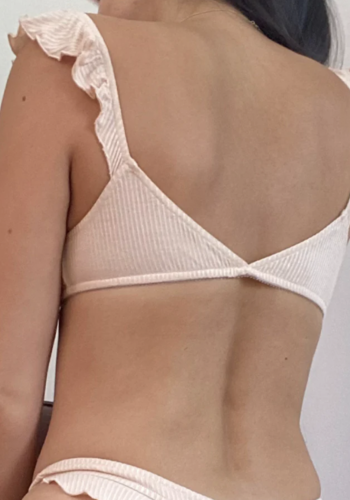 Feather Weight Rib Flutter Thong 