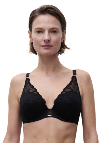 Fleurs Lace Plunge Contour Bra 