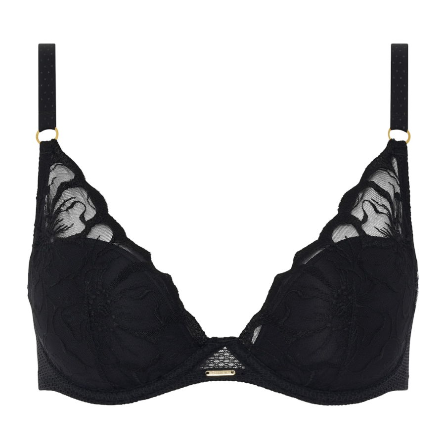 Fleurs Lace Plunge Contour Bra