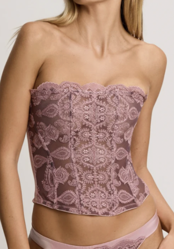 Porcelain Strapless Bustier 