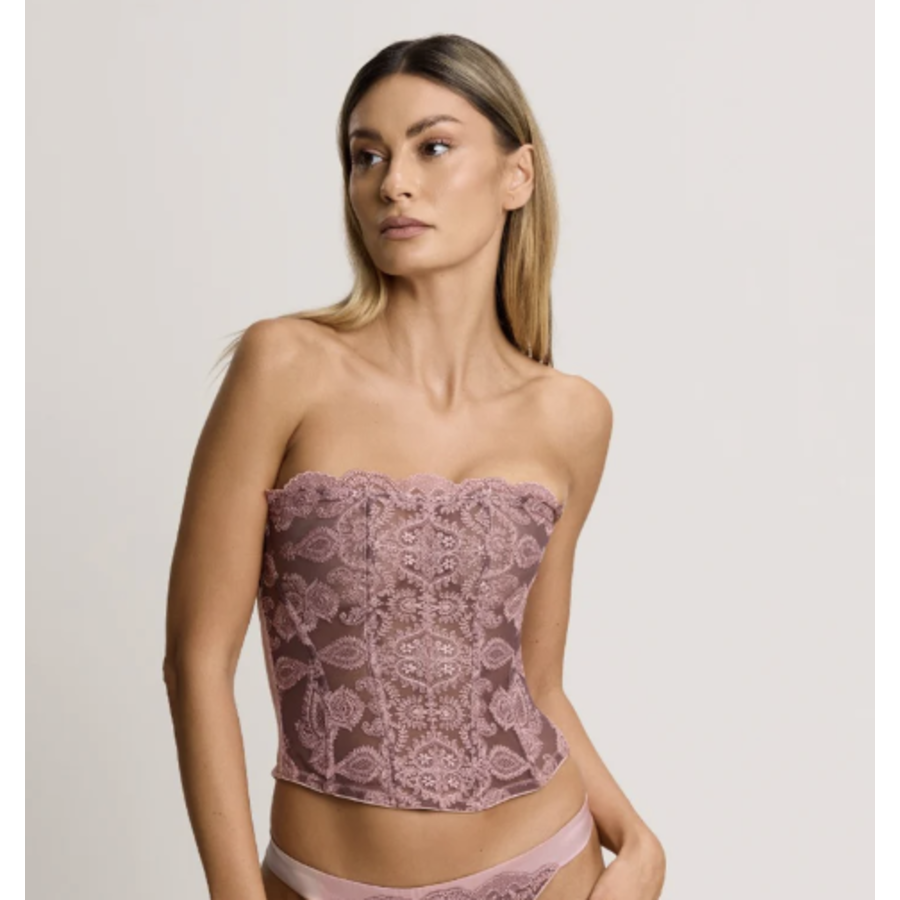 Porcelain Strapless Bustier