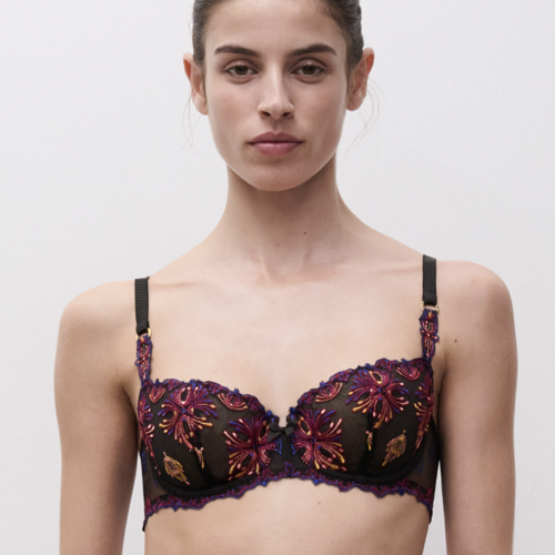 Champs Elysees Lace Unlined Demi Bra 