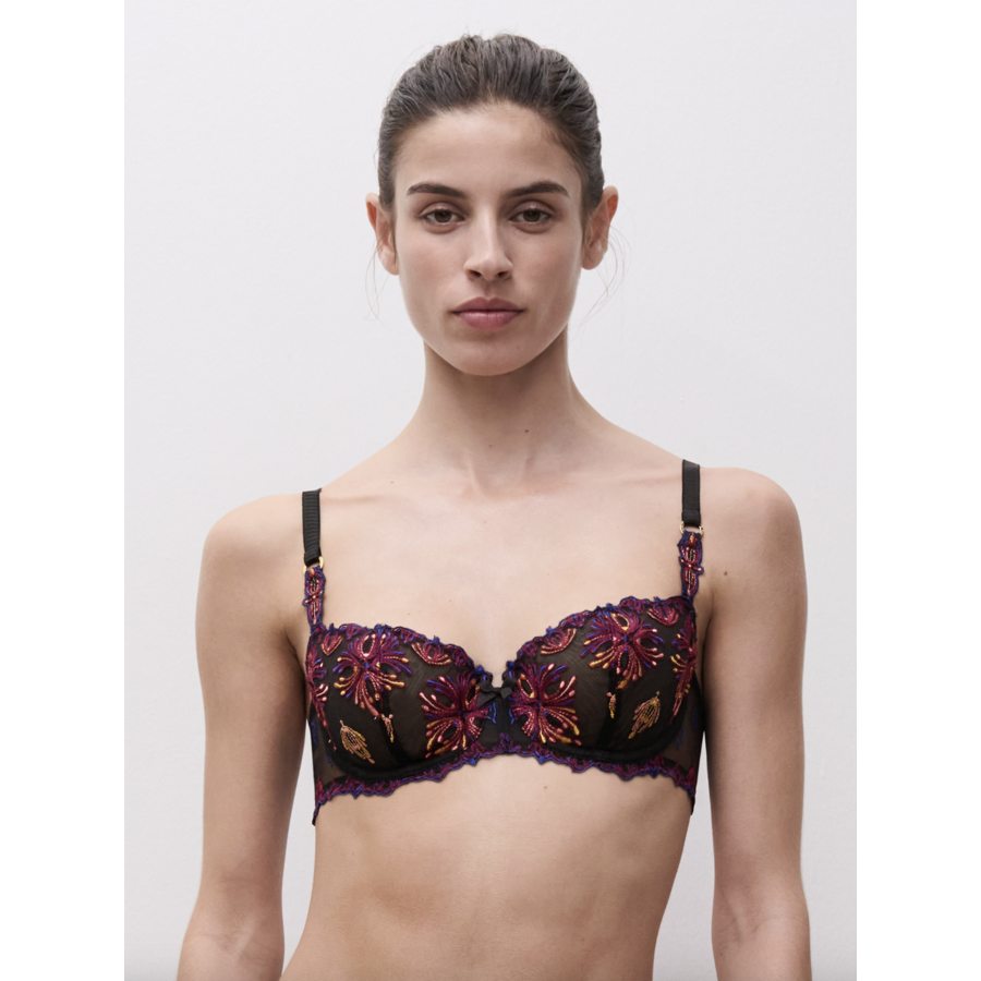 Champs Elysees Lace Unlined Demi Bra