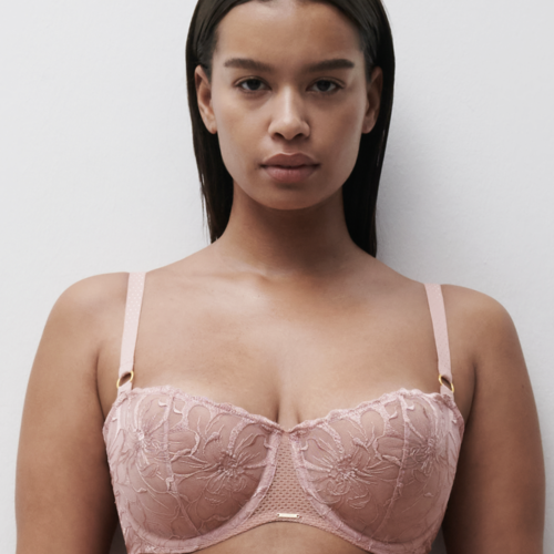 Fleurs Lace Unlined Demi Bra 