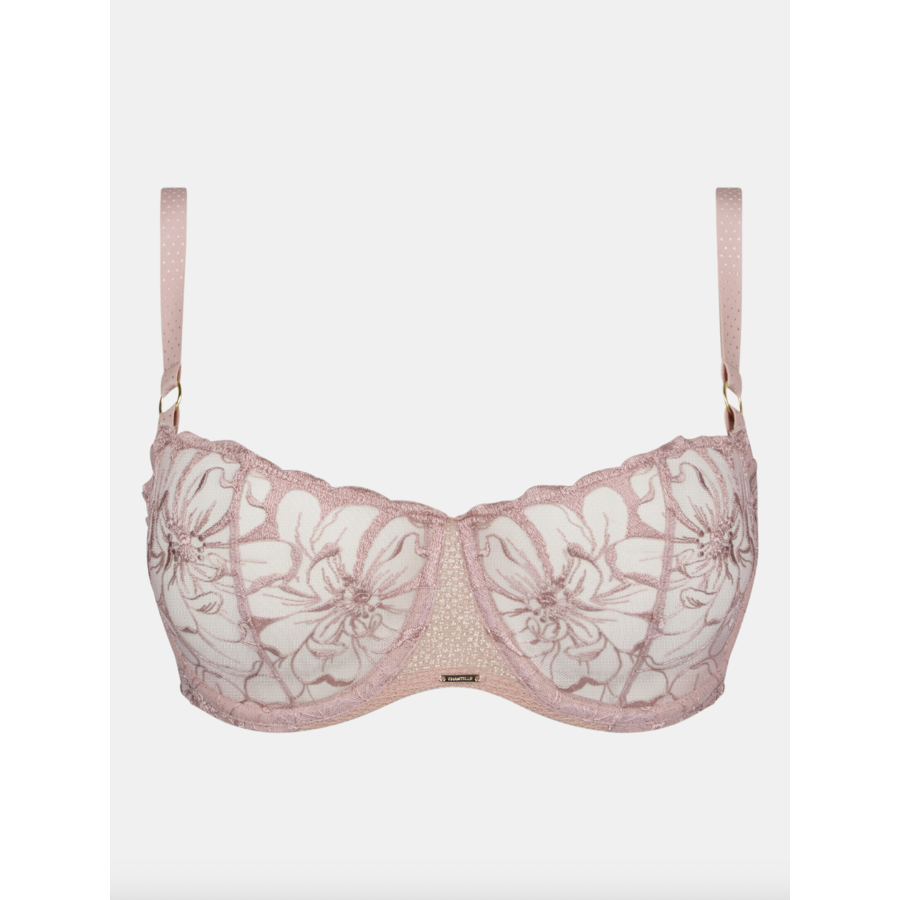 Fleurs Lace Unlined Demi Bra