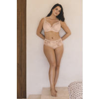 Fusion Lace Underwire Padded Plunge Bra