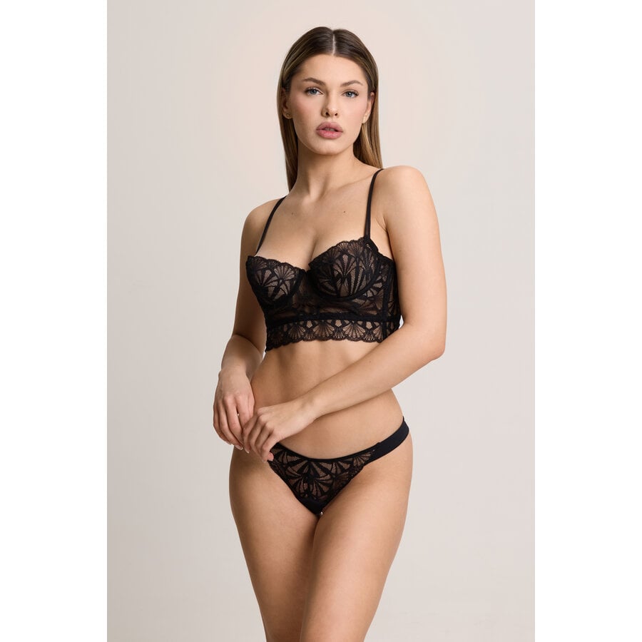 Olivia Underwired Half-Cup Bustier