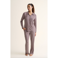 Essentials Button Down PJ Set