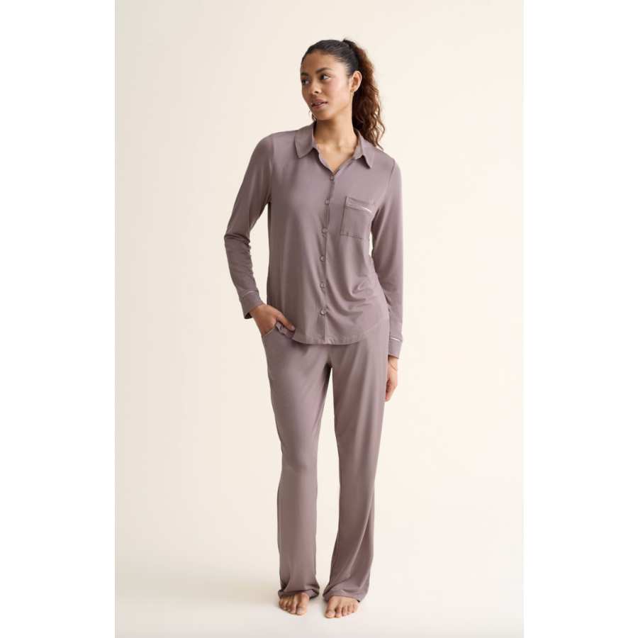 Essentials Button Down PJ Set