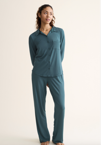 Essentials Button Down PJ Set 