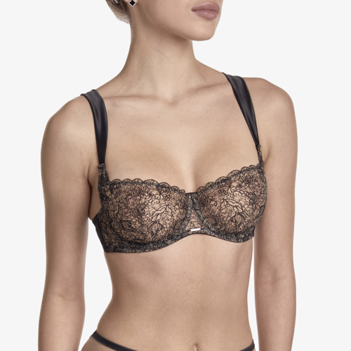 Ethereal Underwire Bra With Vertical Seam 