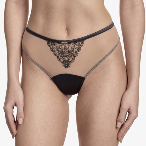 Ethereal Mid-rise Seamless Back Brazilian Thong 