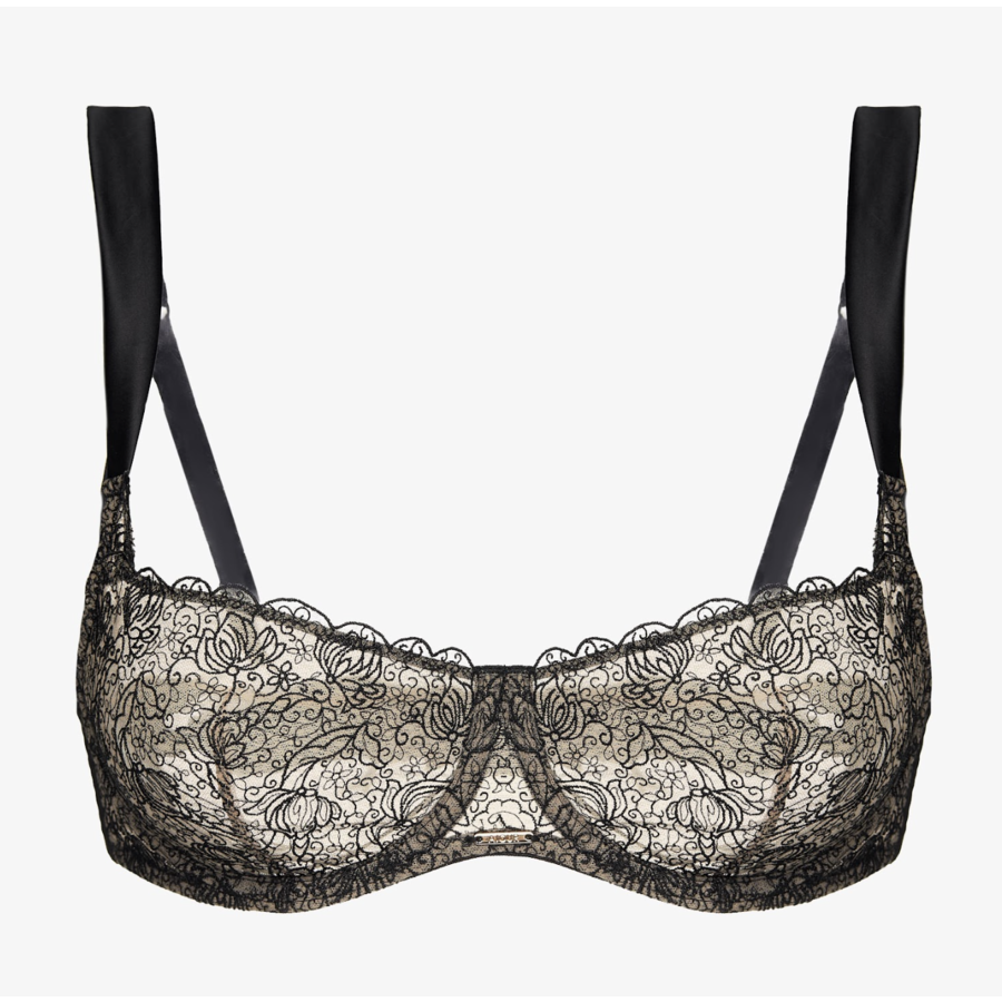 Ethereal Underwire Bra With Vertical Seam