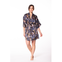 Darwin Silk Short Robe