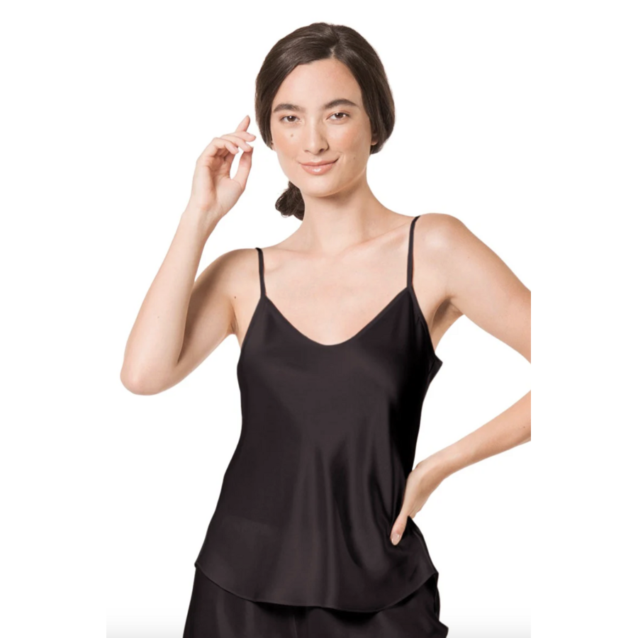 Garbo Spaghetti Strap Silk Cami