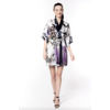 CHRISTINE Gatsby Peacock Short Robe