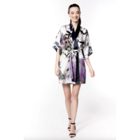 Gatsby Peacock Short Robe