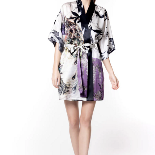 Gatsby Peacock Short Robe 