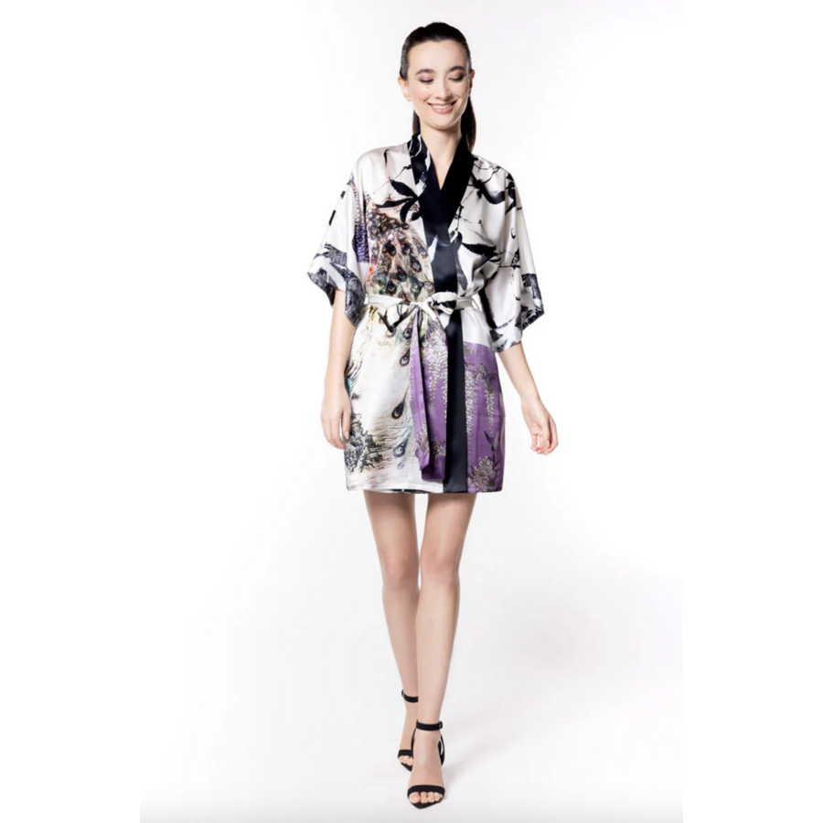 Gatsby Peacock Short Robe