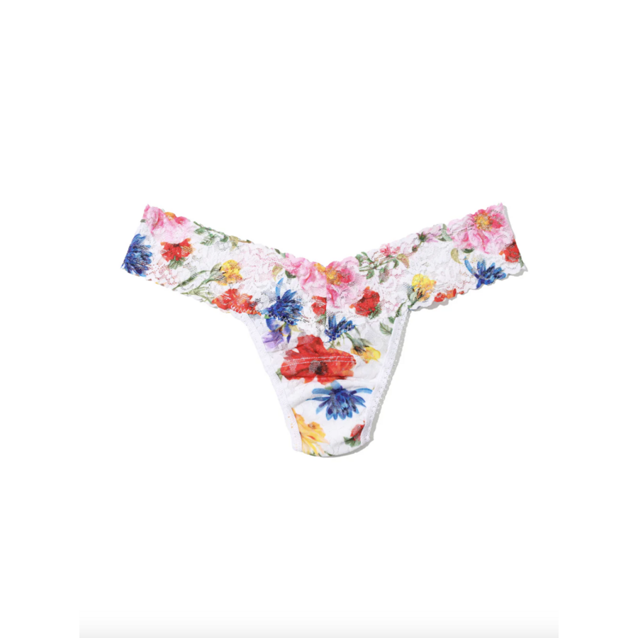 Signature Lace Low Rise Thong