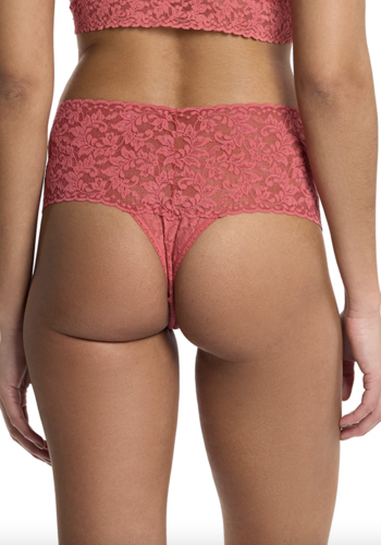 Signature Lace Retro Thong 