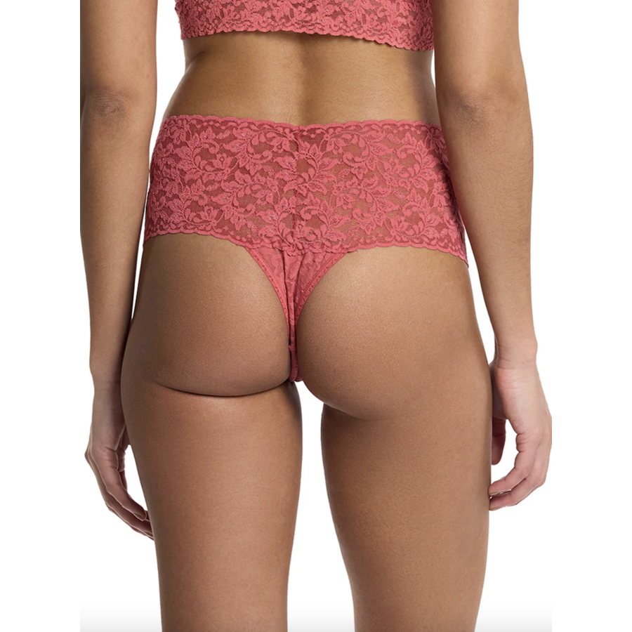 Signature Lace Retro Thong