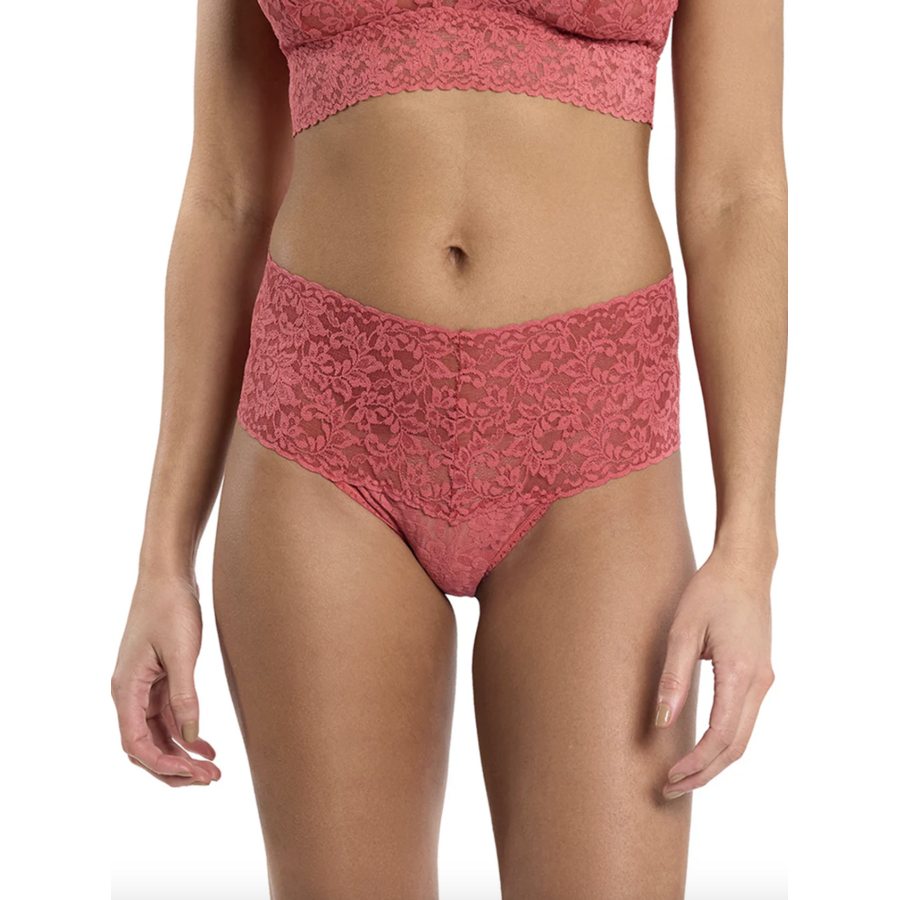 Signature Lace Retro Thong