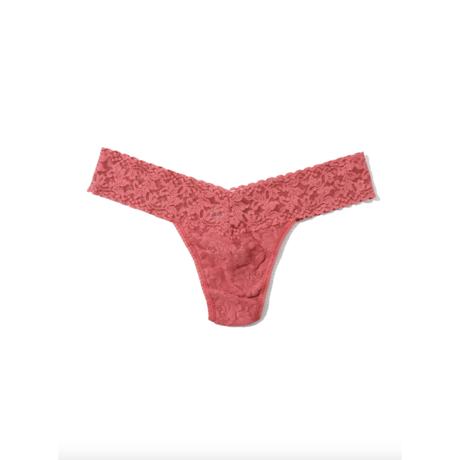 Signature Lace Low Rise Thong