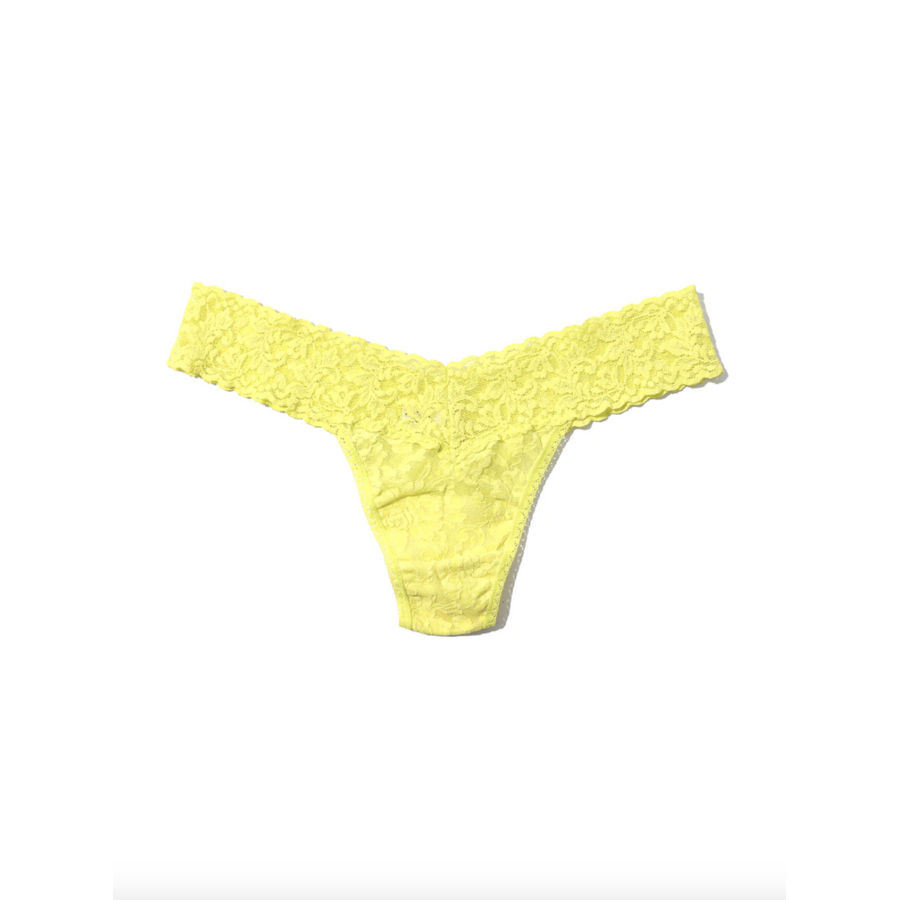 Signature Lace Low Rise Thong