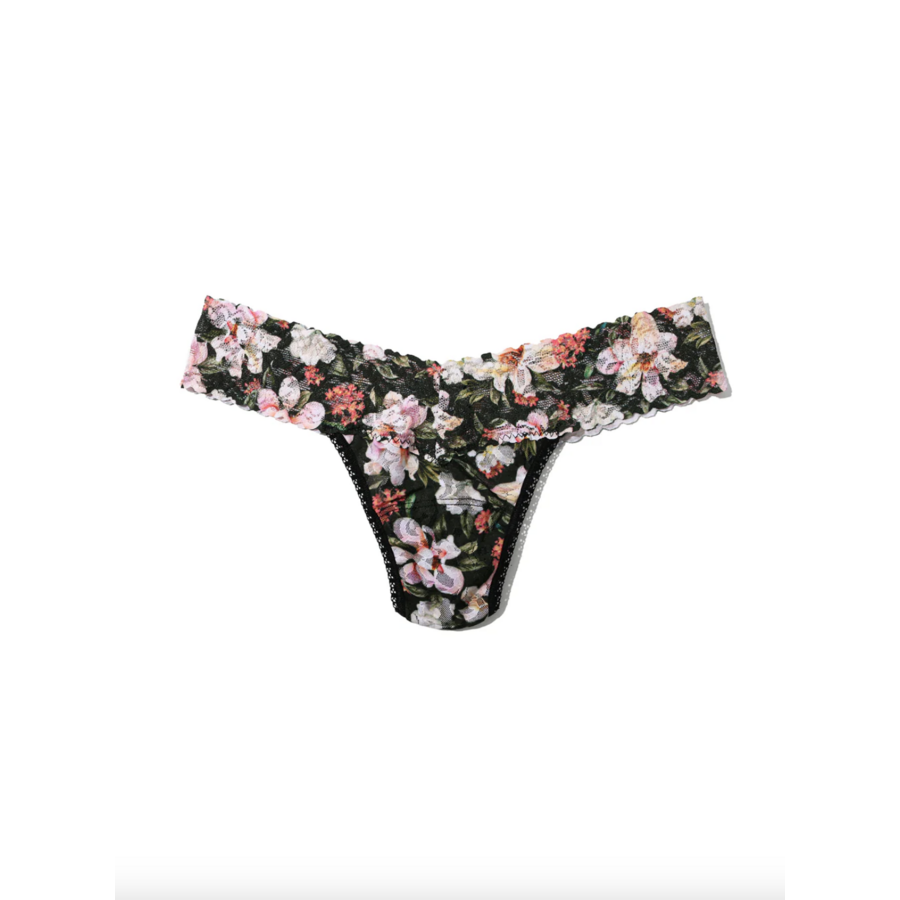 Signature Lace Low Rise Thong