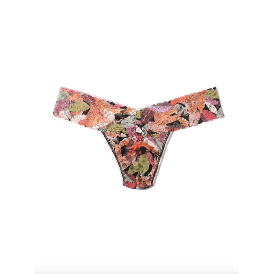 Signature Lace Low Rise Thong