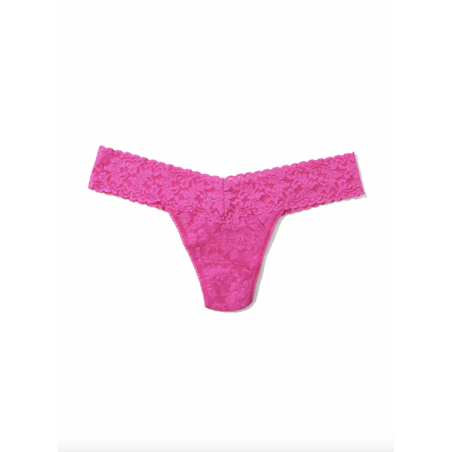 Signature Lace Low Rise Thong