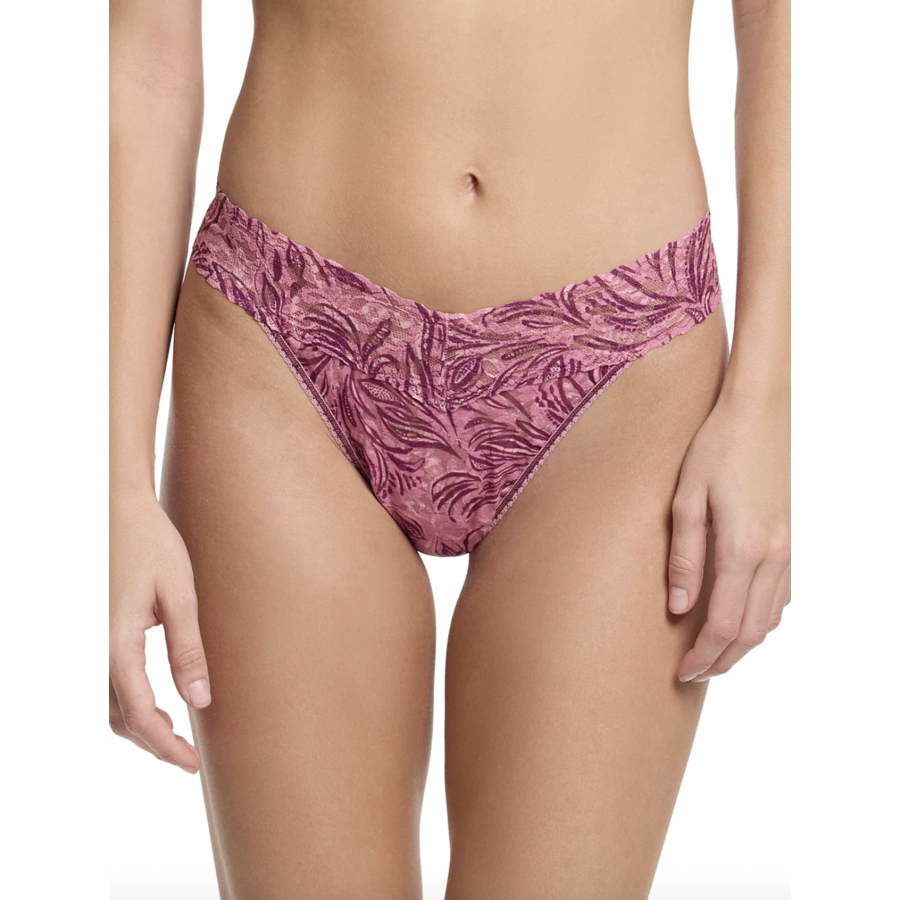 Signature Lace Original Rise Thong
