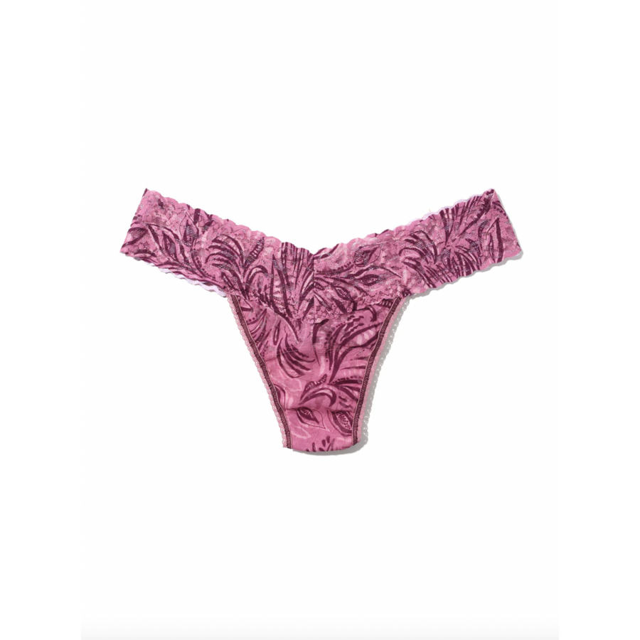 Signature Lace Low Rise Thong