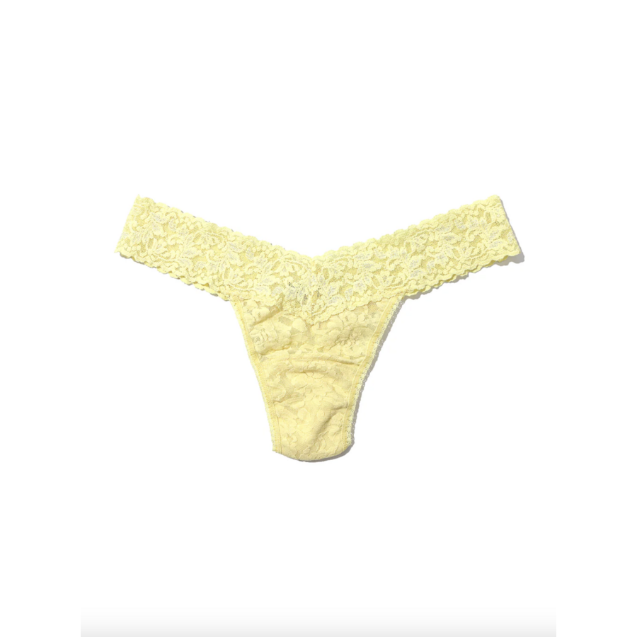Signature Lace Low Rise Thong